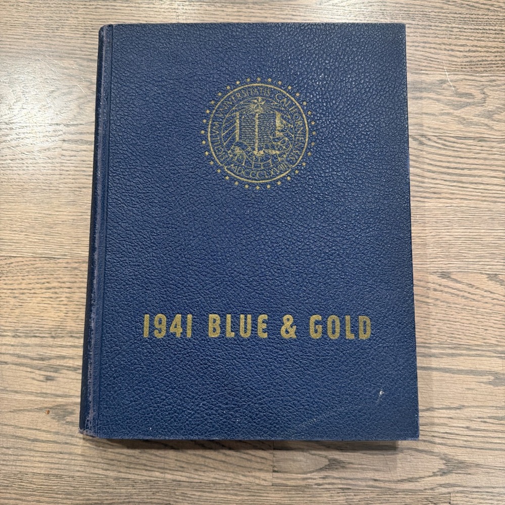 University Of California UC Berkeley 1941 Yearbook Blue & Gold Cal Bears